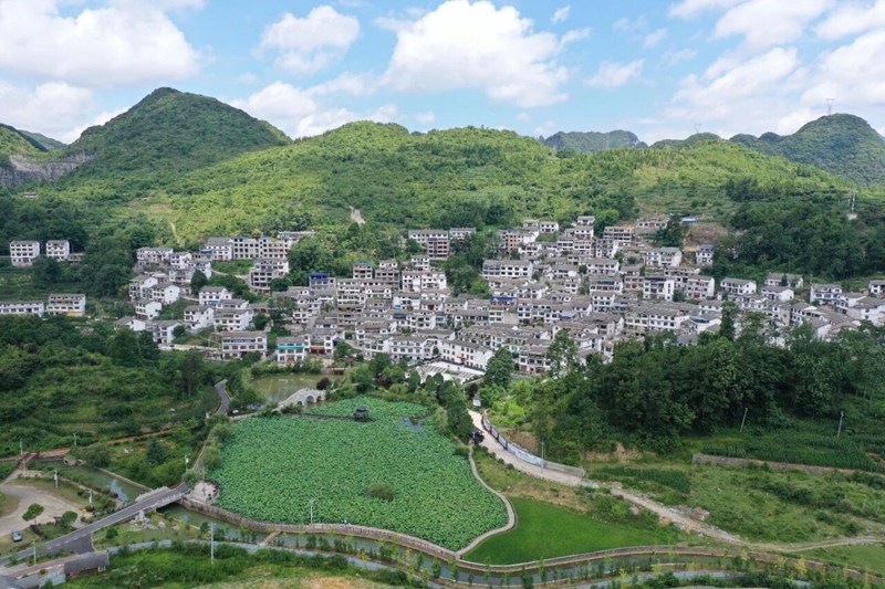 龙宫镇的桃子村一角。.jpg