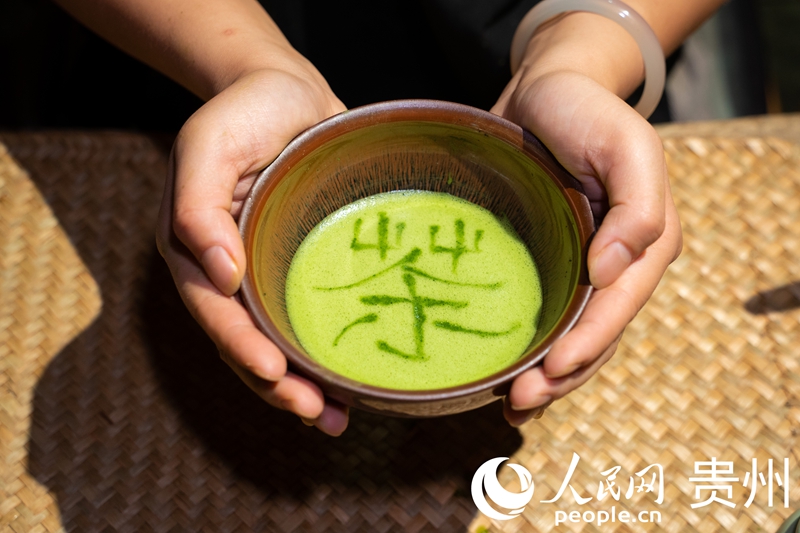 铜仁抹茶。人民网 阳茜摄