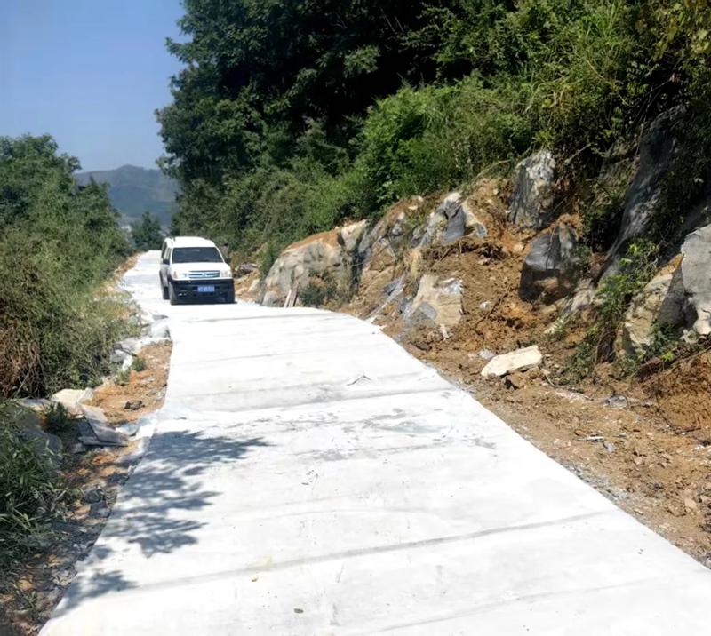 车辆行驶在习酒镇临江村已修建完成的产业路上。任思宇 摄