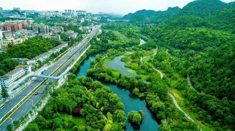 贵阳市花溪区十里河滩湿地公园.盛亚亿摄