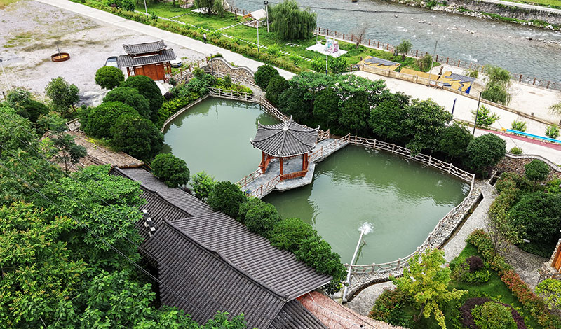 兴旺村翰林园一景。