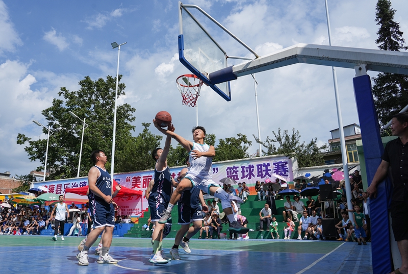2026“美麗鄉村村BA”籃球賽開幕式現場。