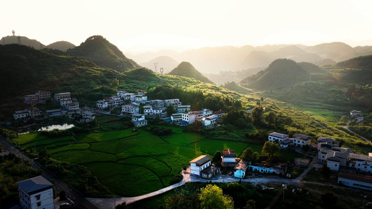 龙塘坳晚霞。