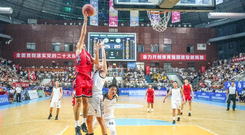 黃土鎮代表隊對陣曉景鄉代表隊。