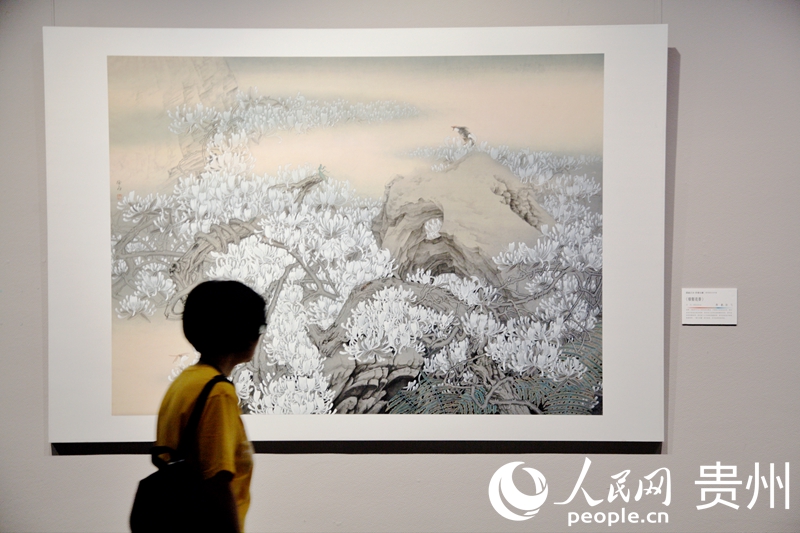 画展现场。人民网记者 龙章榆摄
