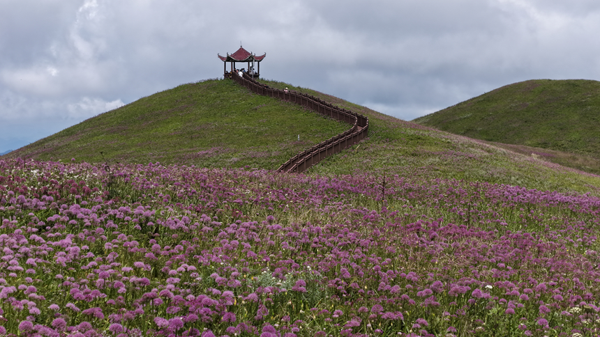 韭菜坪风景。盛灿摄