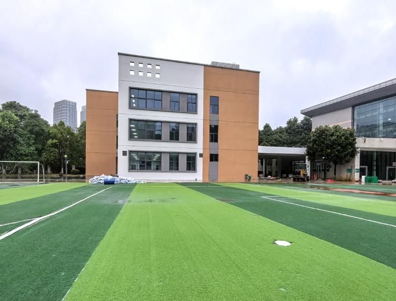 貴陽市第三中學擴建項目建設后。 張婷攝