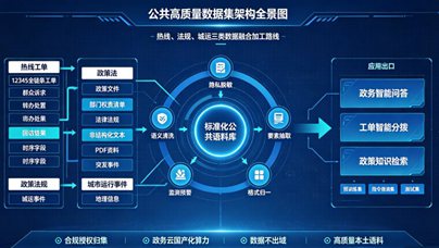 贵州省特色数据集（语料）之公共高质量数据集把分散沉睡的政务与公共服务原始资料加工成AI能“吃透”的标准化语料。
