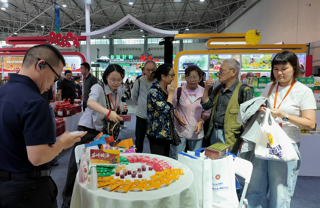 圖為農產品產銷大會現場。