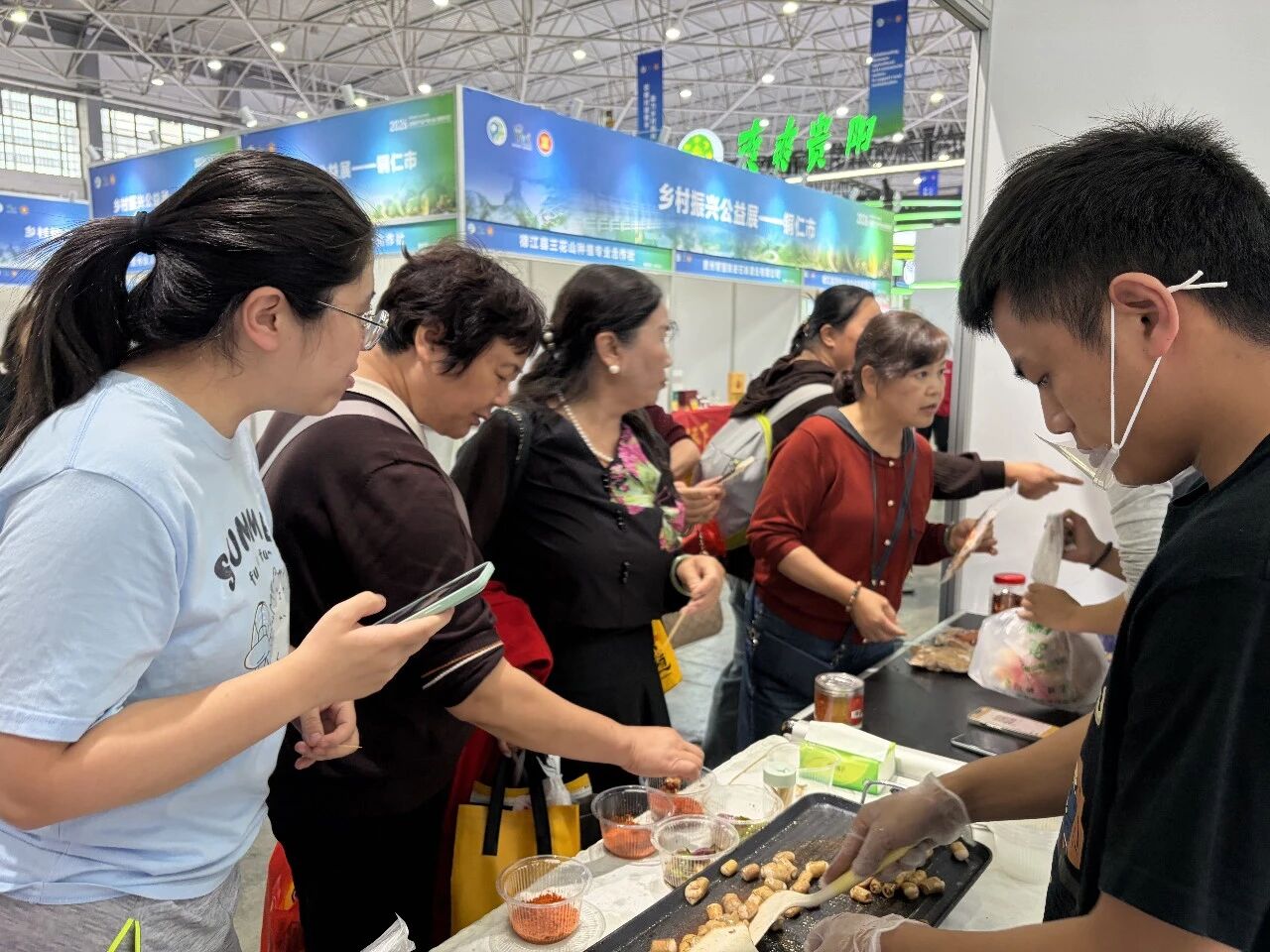 圖為農產品產銷大會現場。