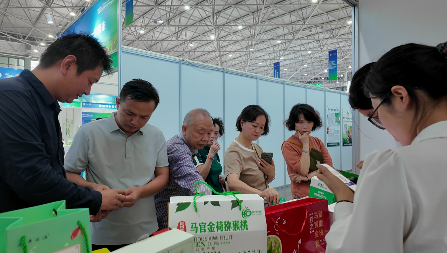 圖為農產品產銷大會現場。