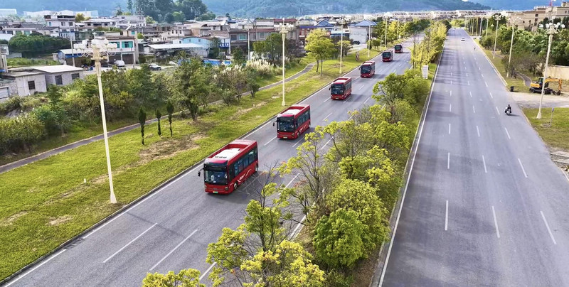 贵州独山14台新能源公交车将于10月1日正式投用。