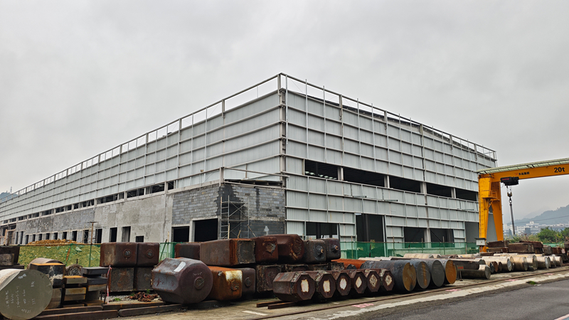 航天新力公司三期廠房修建中。