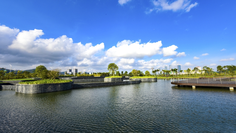 2.水電九局承建的橫琴新區海綿城市第一批示范項目.jpg