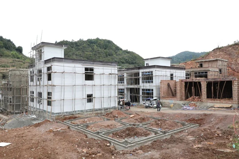 9 百花湖鎮蘿卜村集中建房點。